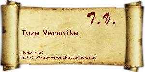 Tuza Veronika névjegykártya